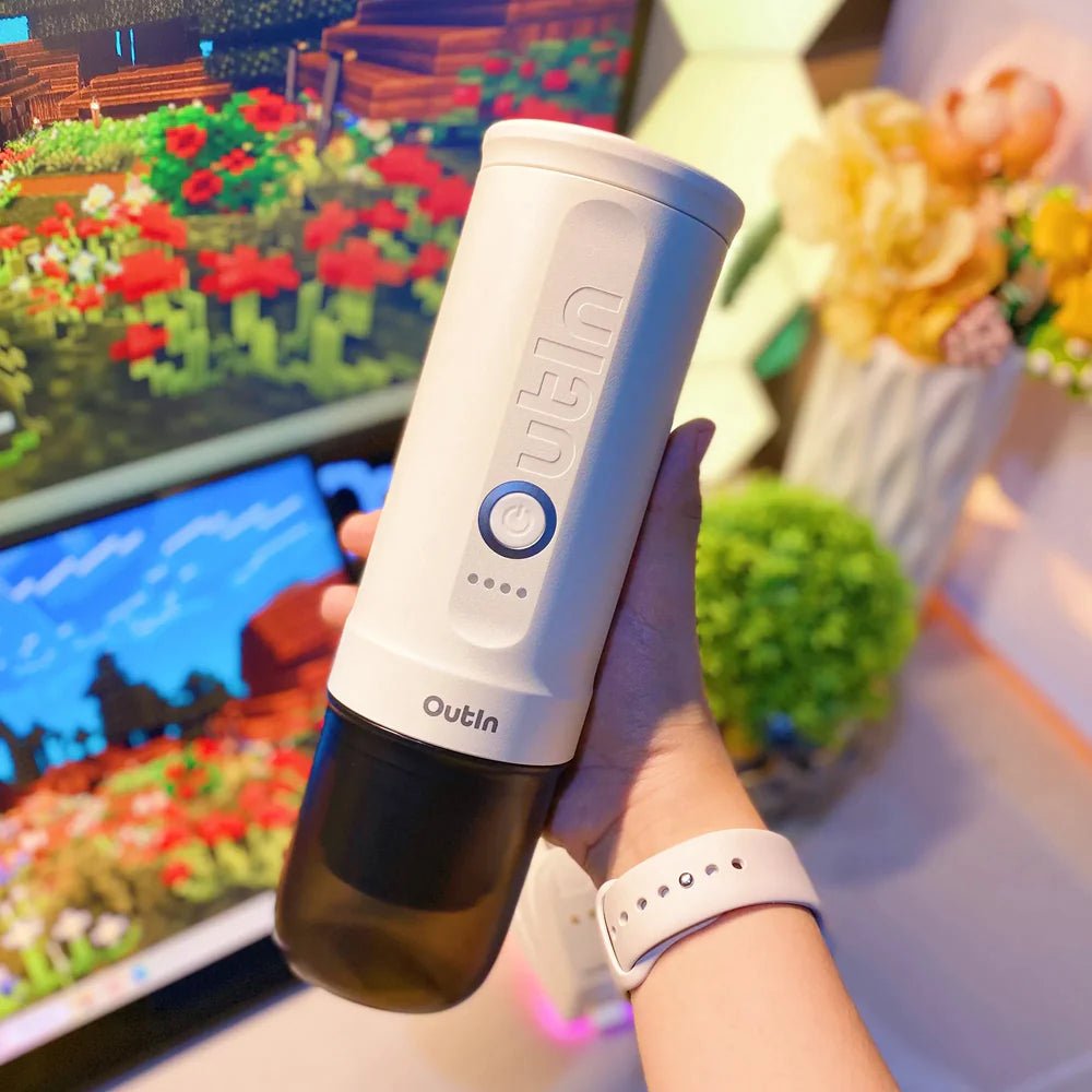 【Outin Nano ポータブルエスプレッソマシーン(パールホワイト)】【送料無料】 - Outin Japan 日本公式