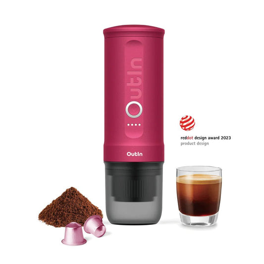 【Outin Nano ポータブルエスプレッソマシーン(クリムゾンレッド)】【送料無料】 - Outin Japan 日本公式
