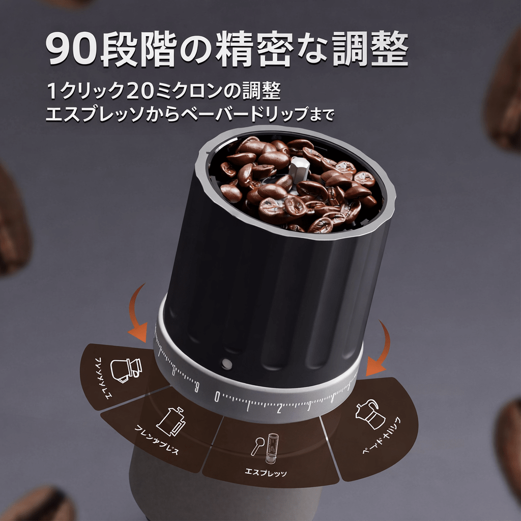 CGE03 Portable Electric Coffee Grinder - NEU CERA+ 日本公式